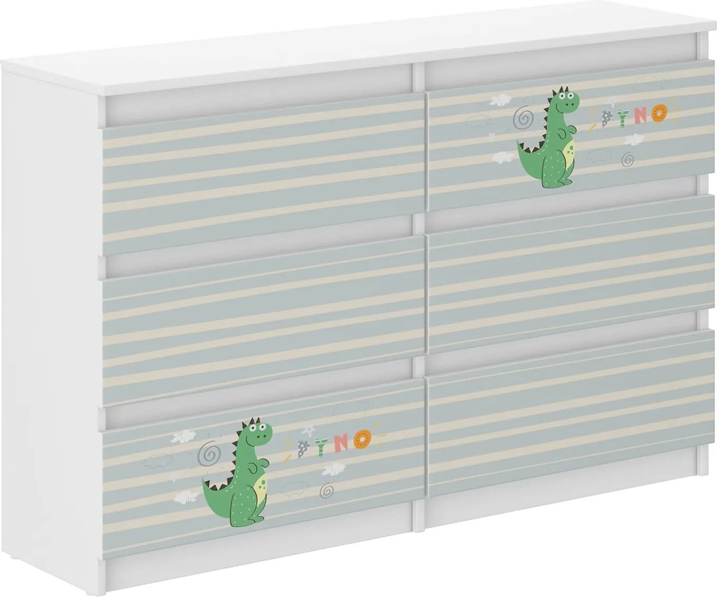 Wooden Toys Detská komoda R-120 DINO