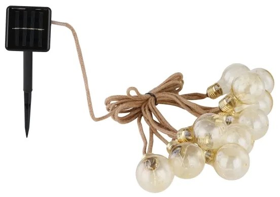 Globo 33694-10 - LED Solárna dekoračná reťaz 50xLED/0,06W/3,2V IP44