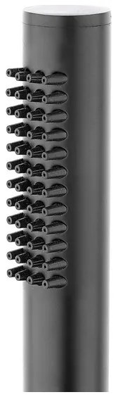 Paffoni - Vaňová sada s batériou LIGHT čierna