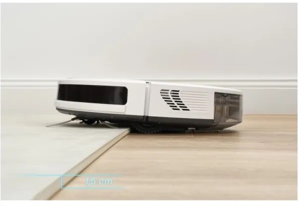 Sencor - Inteligentný robotický vysávač s mopom 2v1 28W/2600 mAh Wi-Fi biela + DO