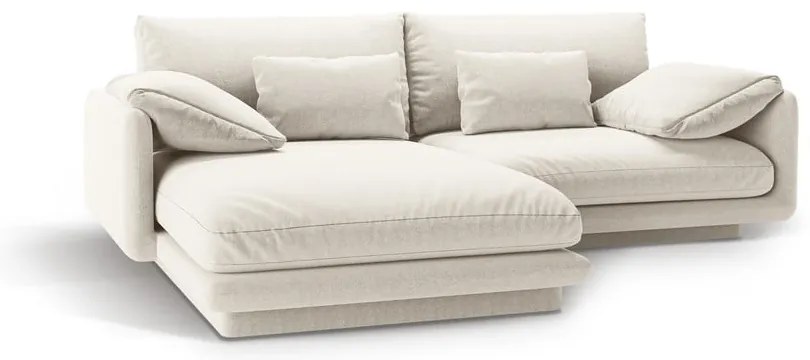 Biela rohová pohovka (ľavý roh) Torino – Micadoni Home