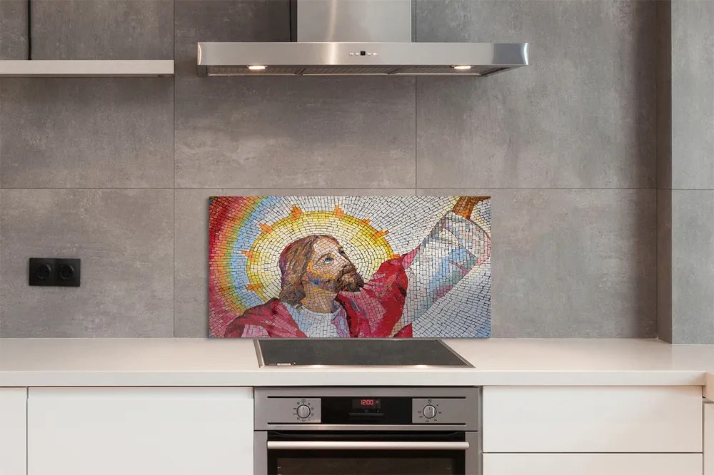 Nástenný panel  mozaika Jesus 100x50 cm