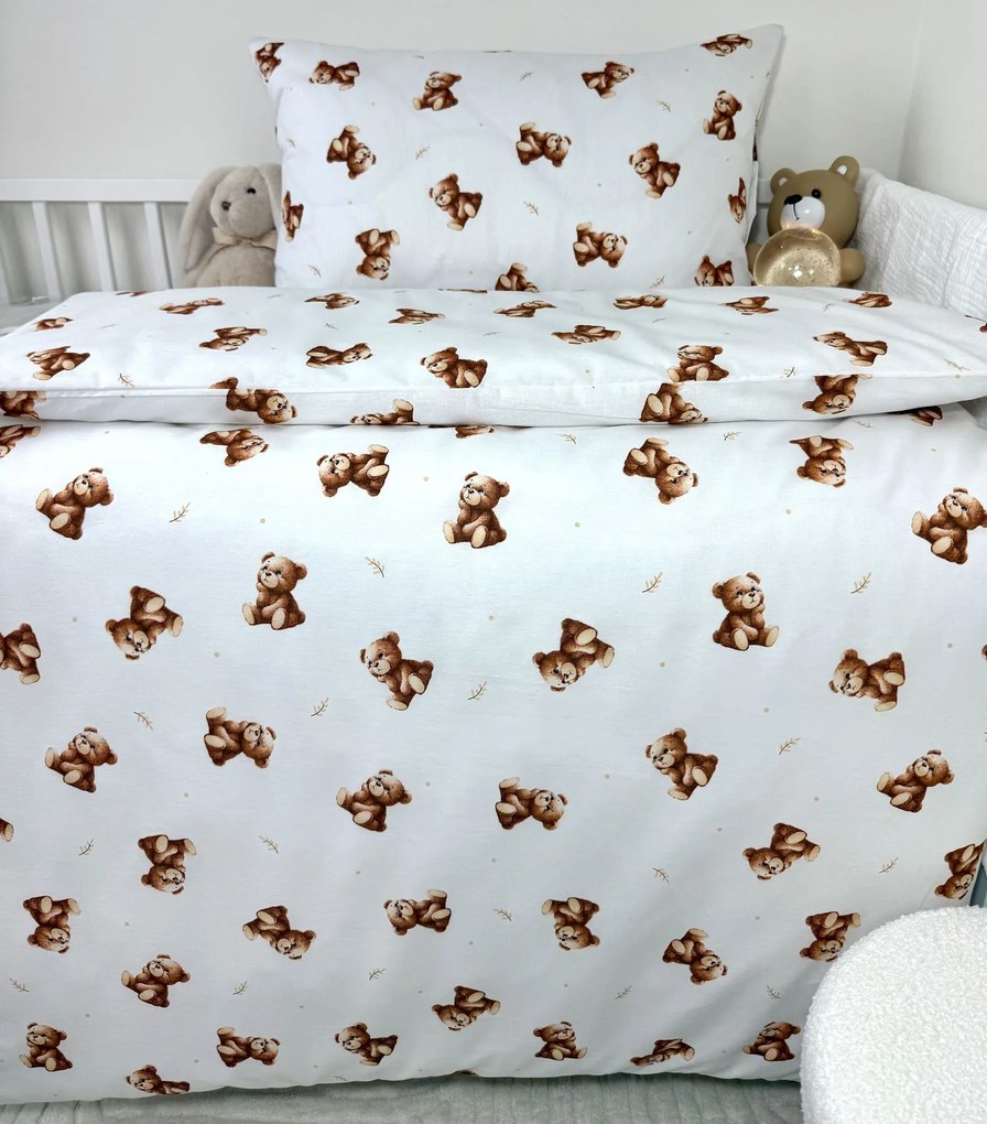 INTERMEDIC SK Obliečka do postieľky 90×130 / 45×65 – Medvedíkový sen, 100 % bavlna