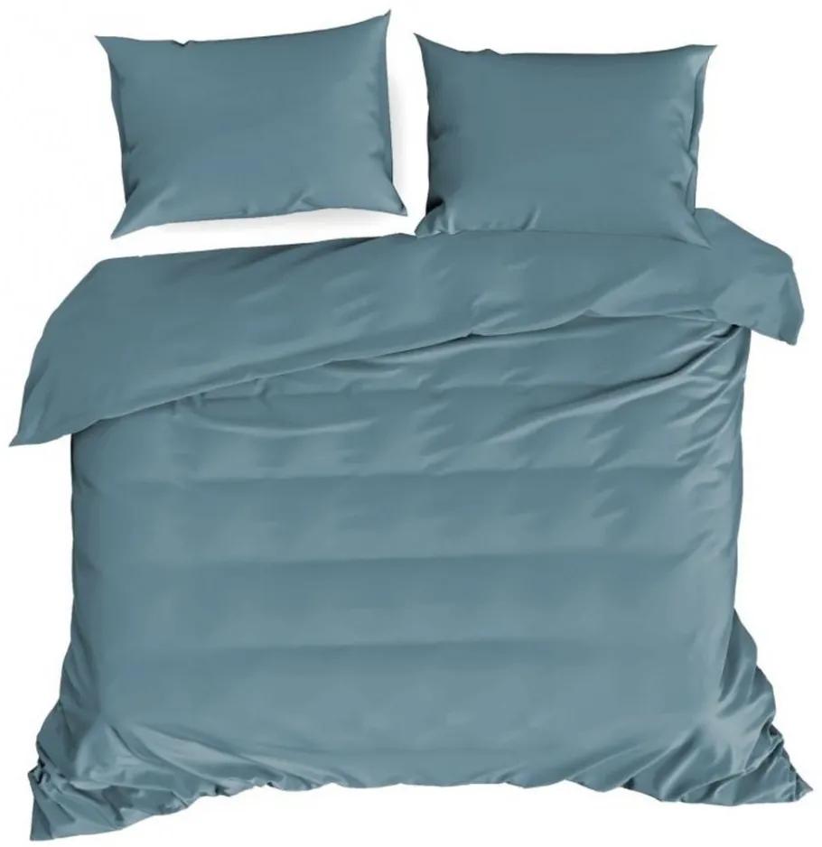 Luxusné posteľné obliečky z bavlneného saténu na zips 3 časti: 1ks 180x200 + 2ks 70 cmx80