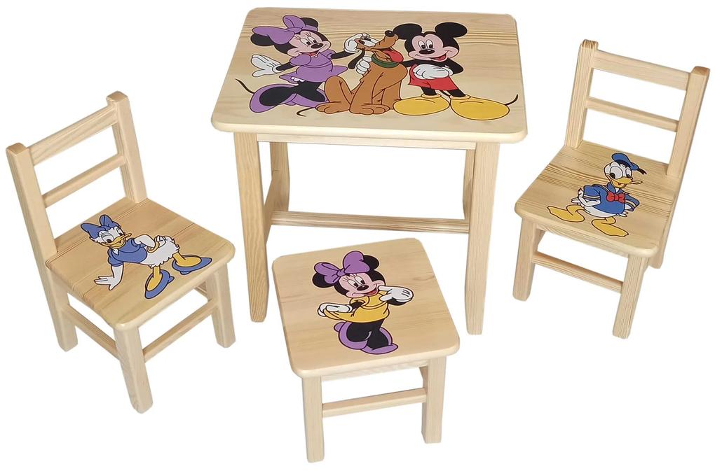 Detský stôl so stoličkami mickey