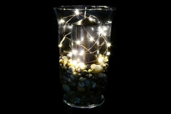 Nexos 42976 Vianočná svetelná reťaz - MINI 20 LED – teplá biela