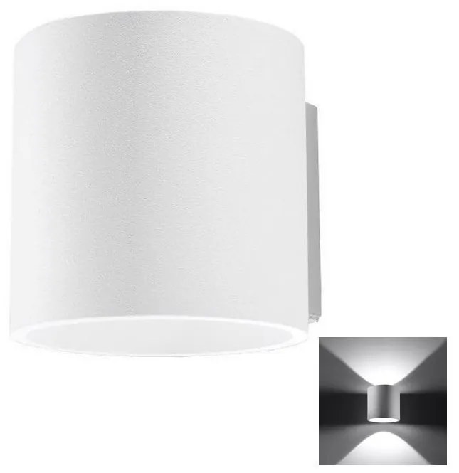 Sollux SL.0211 - Nástenné svietidlo VICI 1xG9/40W/230V sklo/biela