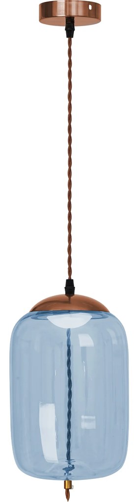 Stropné LED svietidlo HOVER typ A - 5W - rose gold / modré