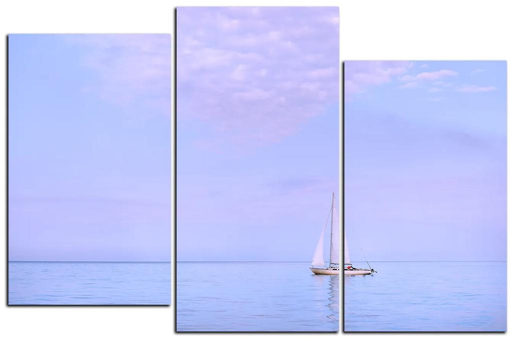 Obraz na plátne - Plachetnica na mori 1248D (105x70 cm)