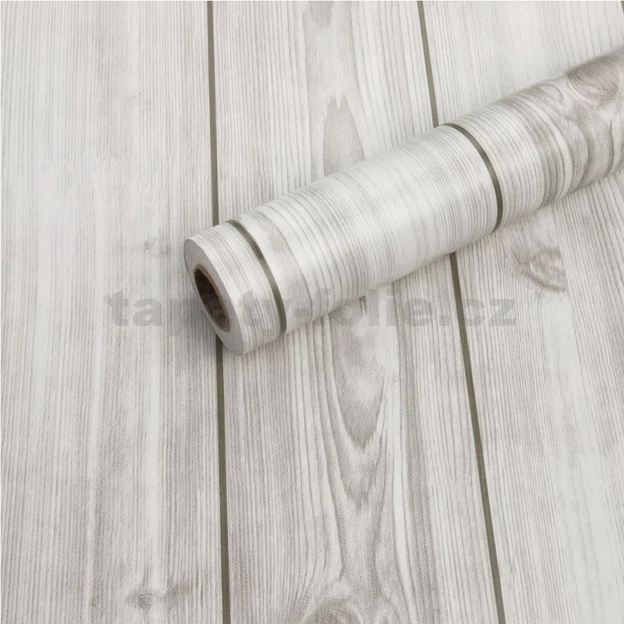 Samolepiace tapety 45 cm x 10 m IMPOL TRADE 9319, dosky drevené sivé, Samolepiace tapety