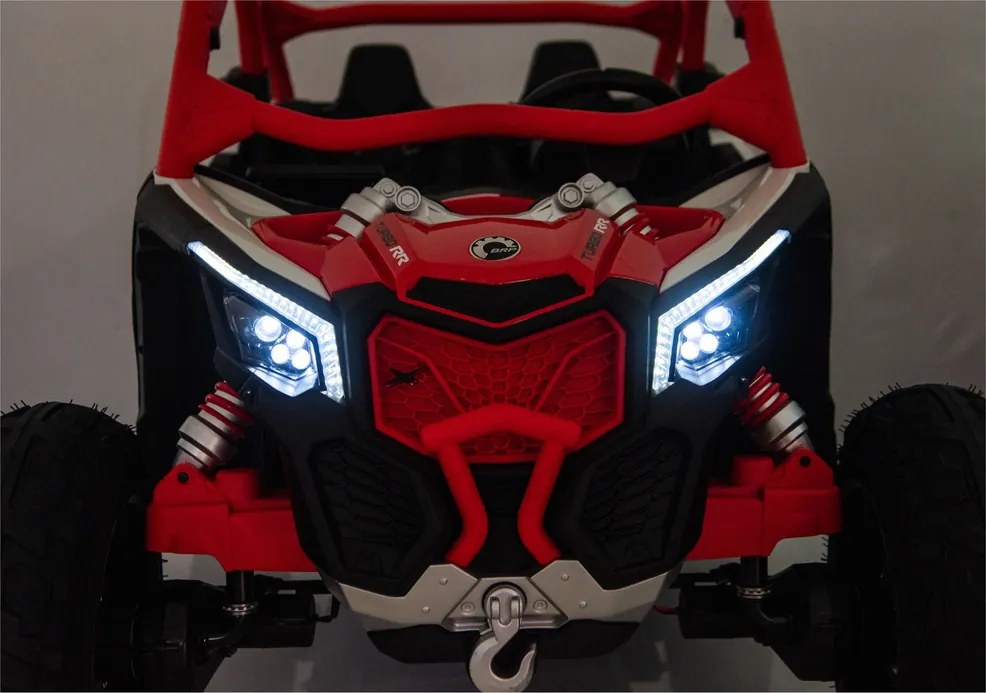 LEAN CARS Elektrické autíčko Maverick CAN-AM Turbo RS STRONG AIR červené