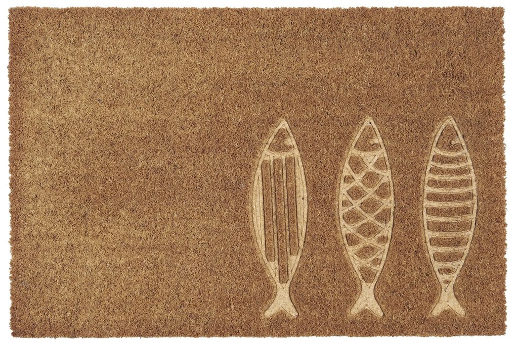 Ib Laursen Rohožka Fish 40 × 60 cm