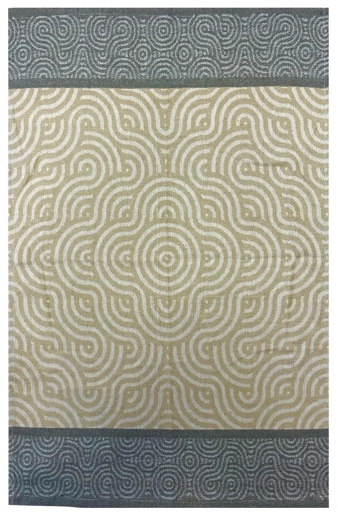 Kuchynská bavlnená utierka Carino hnedá 40x60cm Faro