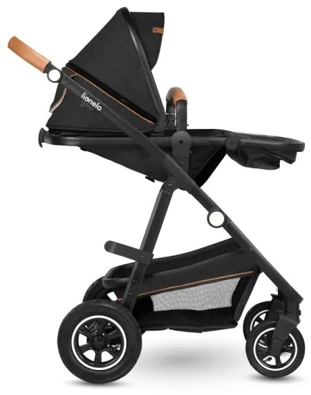 Lionelo - Kombinovaný kočík 2v1 AMBER Grey Graphite