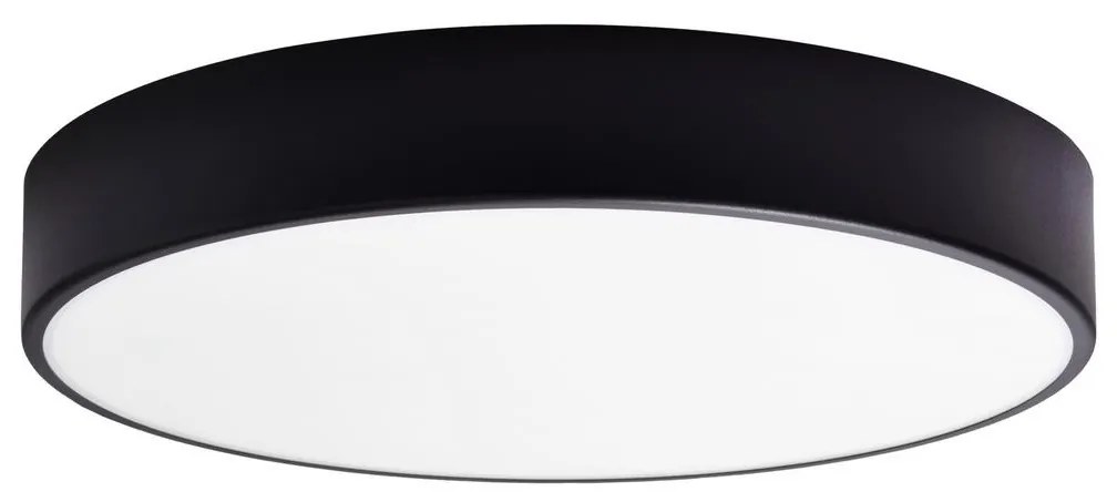 Stropné svietidlo so senzorom CLEO 4xE27/24W/230V pr. 50 cm čierna