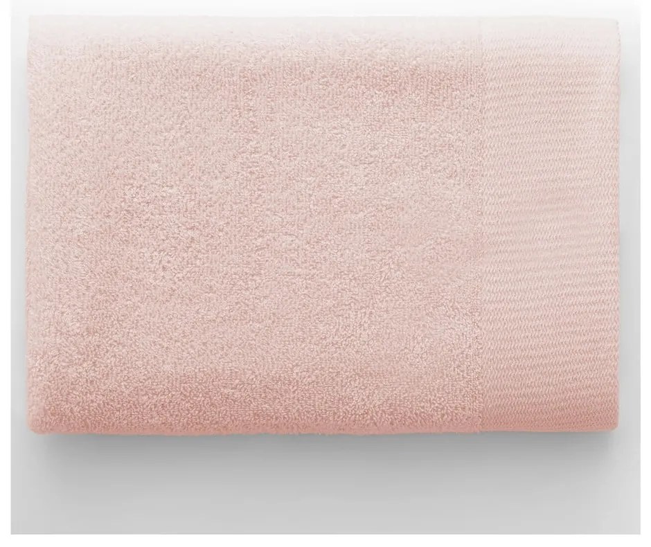 Svetloružová froté bavlnená osuška 70x140 cm Amari – Restilo