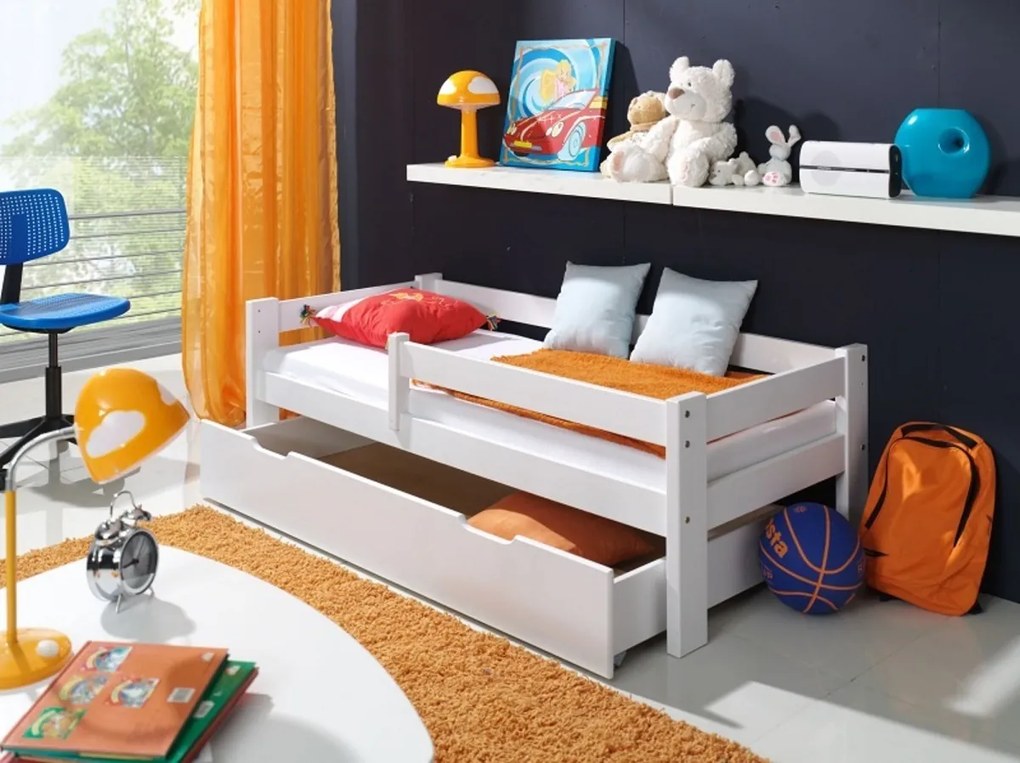 Ourbaby 278-0 Guardy White posteľ bez úložného priestoru 200x90 cm biela