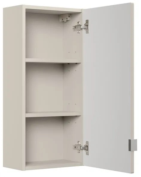 Horná závesná kúpeľňová skrinka Bella Cashmere 83-35-1D kašmírová