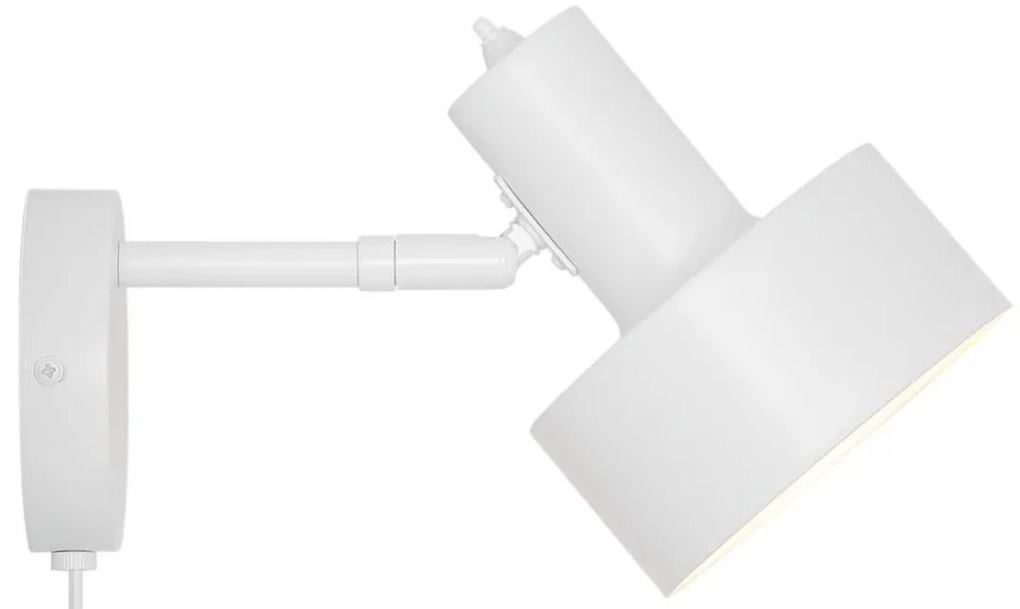 Nordlux Biele nástenné svietidlo Matis pre žiarovku E27 2512201001