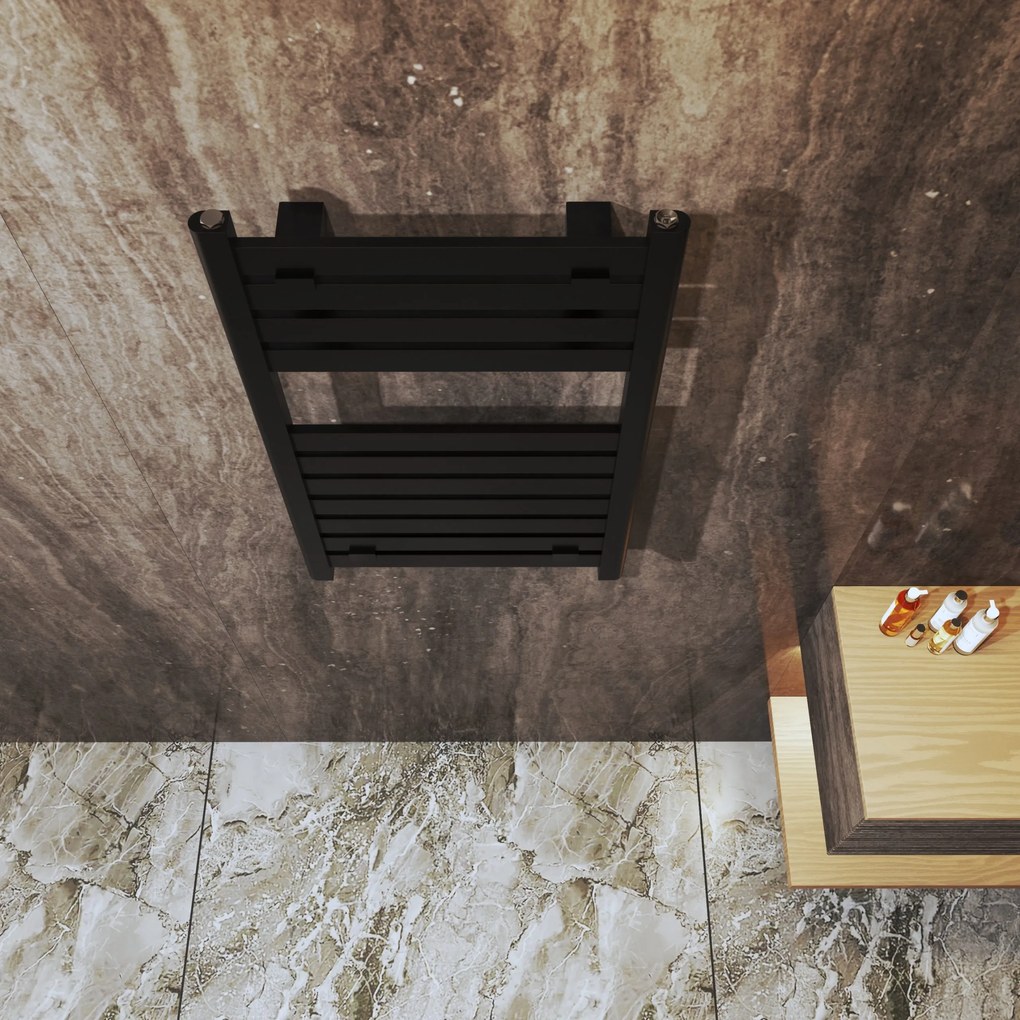 Gamma Artic, vykurovacie teleso 500x800 mm, 327 W, čierna matná, GMA-ARCT-8050-BK