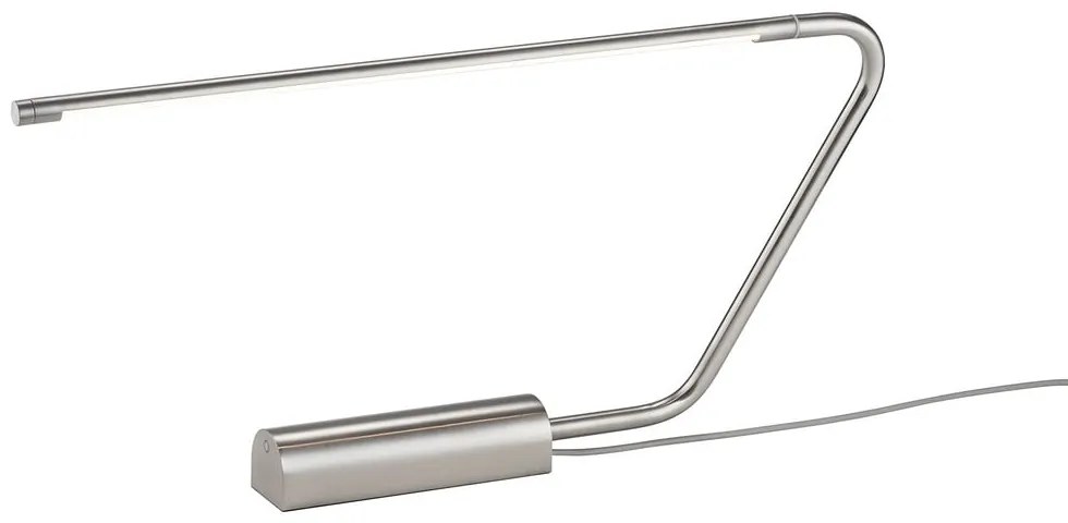 LED stolová lampa v striebornej farbe (výška 33 cm) Olea – Trio Select