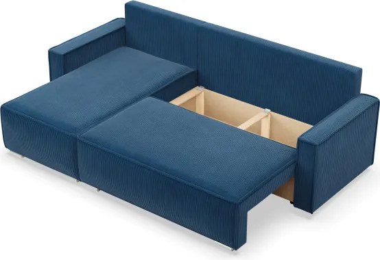Rohová rozkladacia sedačka NOTO Poso 005 granátová