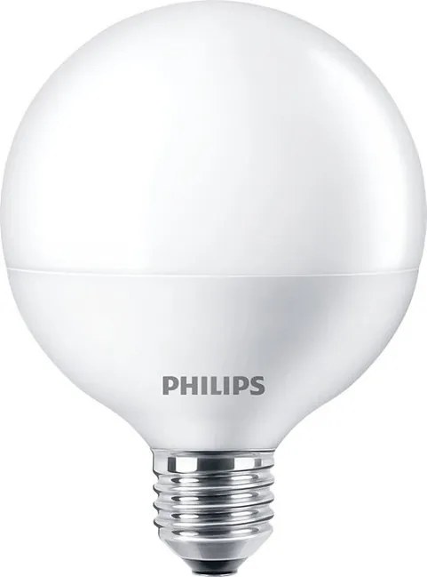 Philips LED žiarovka matná Globe G93 E27, 15W, 1521lm, 2700K, teplá biela, 230V