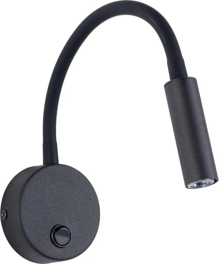 LED Nástenná lampa LAGOS 1xG9/3W/230V čierna