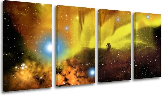 Obraz na stenu 4 dielny VESMÍR GA002E41