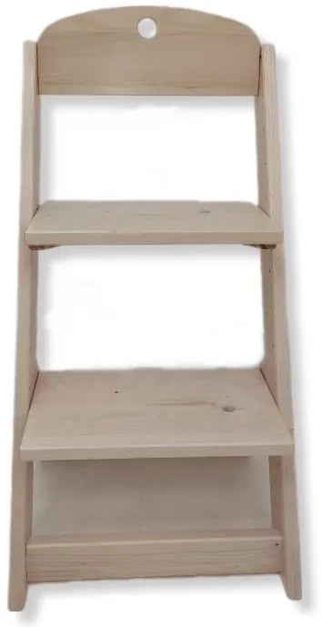 Detská rastúca stolička drevená