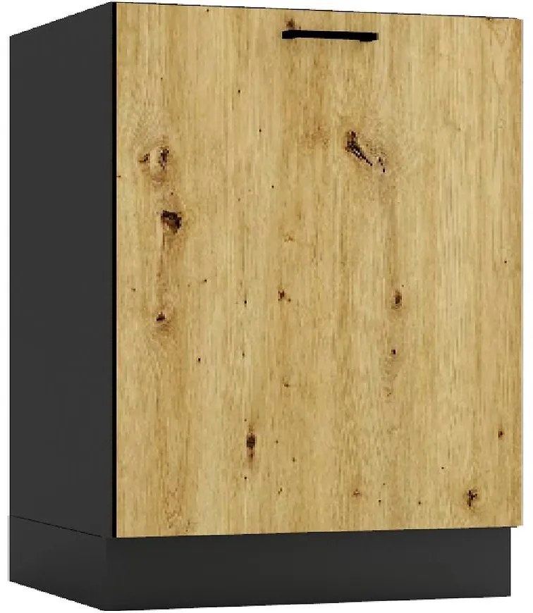 Kuchynská skrinka Anika D60 P/L artisan/grafit