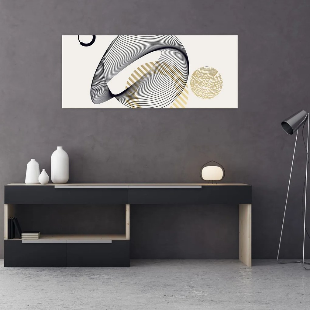 Obraz - Geometrické tvary N⁰3 (120x50 cm)