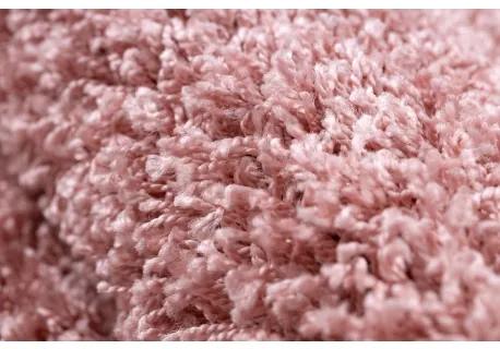 Koberec SOFFI shaggy 5cm svetlo ružová Veľkosť: 70x300 cm