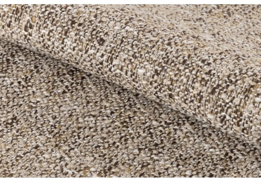 Béžové kreslo z textílie buklé Elmont – Actona