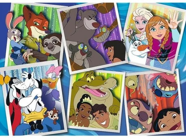 Trefl Puzzle Disney hrdinové 48x34cm 200 dílků