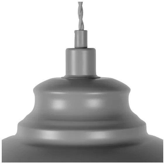 Lucide 34400/29/36 - Závesné svietidlo ISLA 1xE14/40W/230V šedá