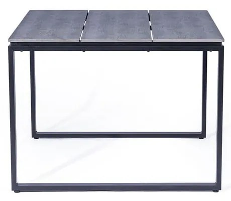 Sivý záhradný stôl Bonami Selection Strong, 100 x 100 cm