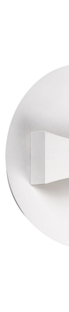 RABALUX Nástenné LED osvetlenie NEVILLE, 6W, teplá biela, okrúhle, biele