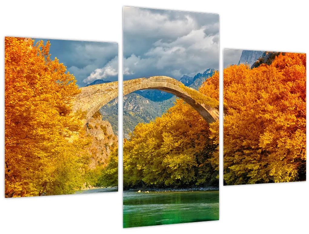 Obraz - Konitsa most (90x60 cm)