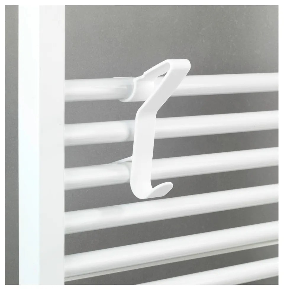 Biely háčik na radiátor Wenko Flexi