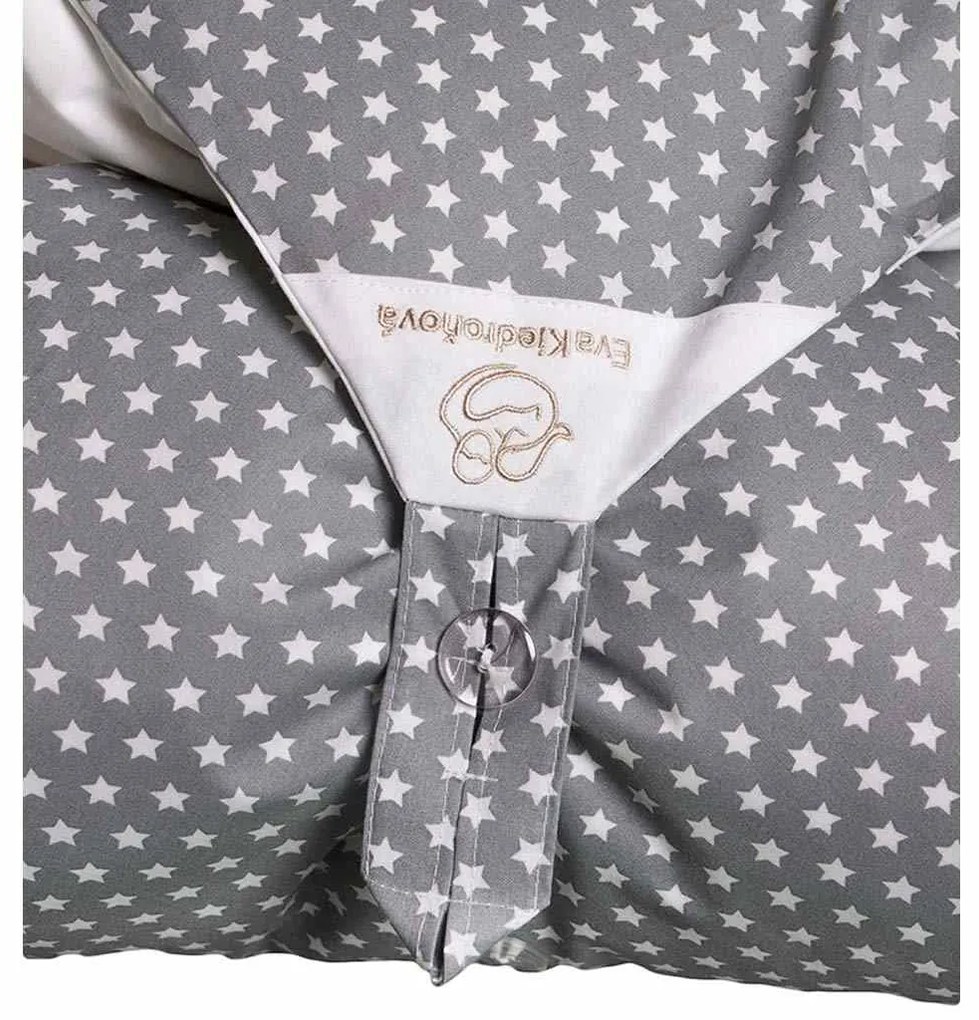 Obliečka sivá s hviezdičkami na zavinovačku Maxi Dráčik