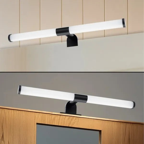 LED kúpeľňové osvetlenie zrkadla 2v1 APA LED/6W/230V 40 cm IP44 čierne