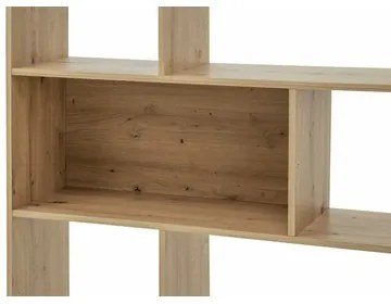 Knižnica s policami a skrinkami dub artisan HAGA
