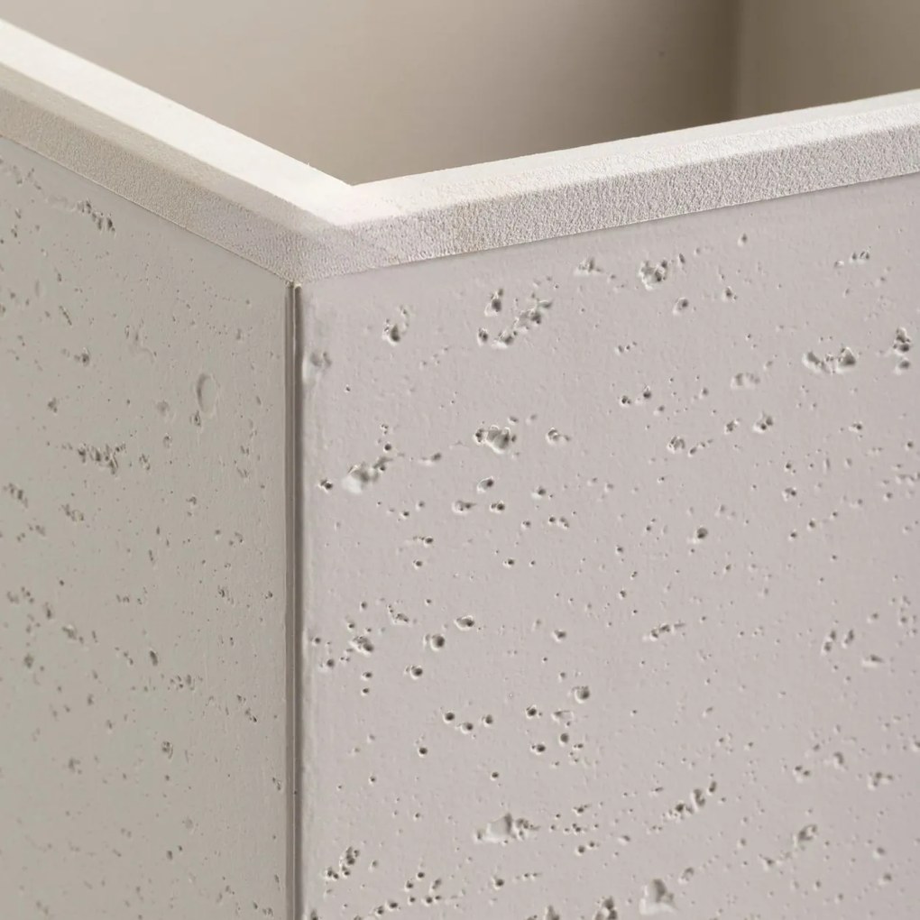 Květináč na kolečkách BETONIQUE 40x40 cm béžový