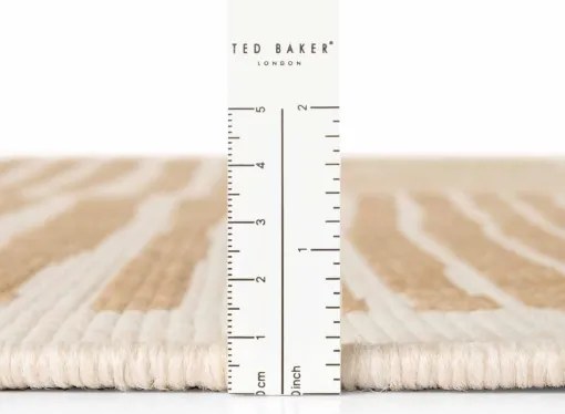 Koberec Ted Baker Haringey Bounds naturálny / biely kruh