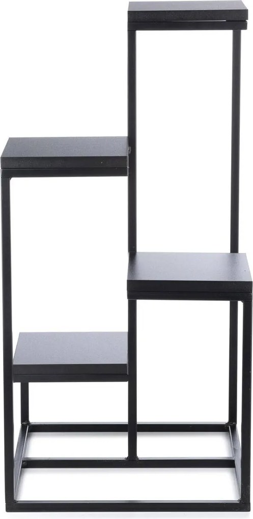 STOJAN NA KVETINÁČ KASKADA 79X40X40 CM ČIERNA