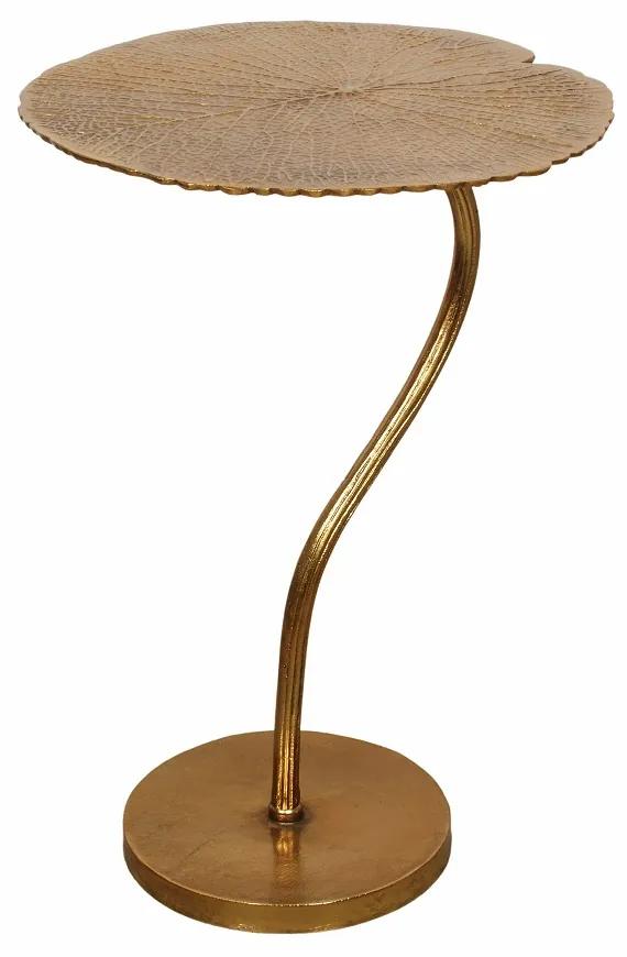 Dizajnový odkladací stolík Lance 42 cm zlatý