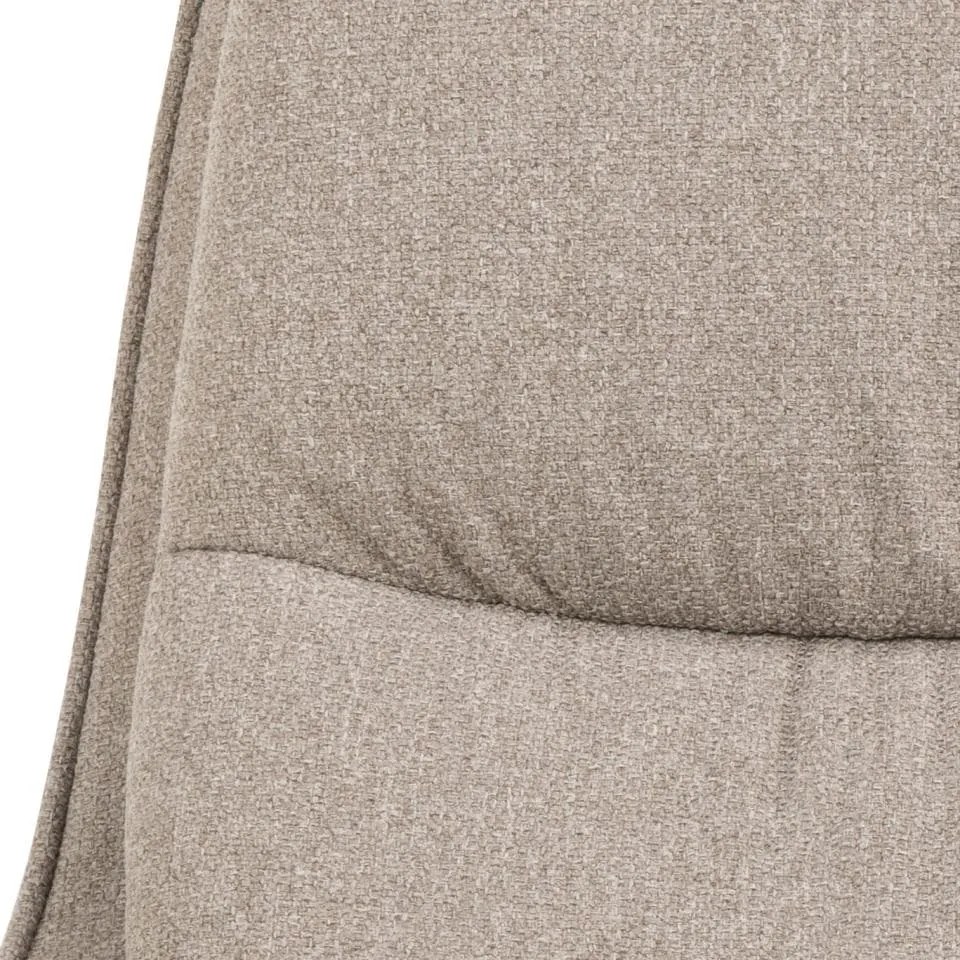 Otočné křeslo Bosley lounge béžové/černé II