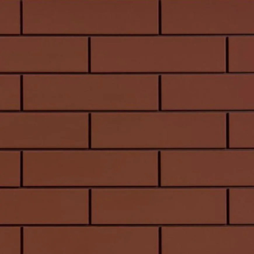 Vonkajší obklad  tehlový hladký burgund 24,5/6,5