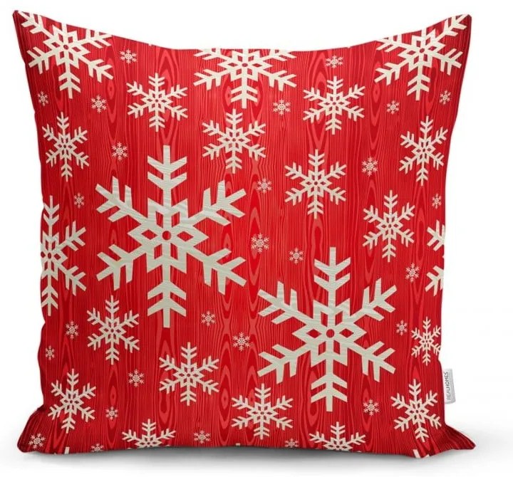 Súprava 4 vianočných obliečok na vankúš a behúň na stôl Minimalist Cushion Covers Joy